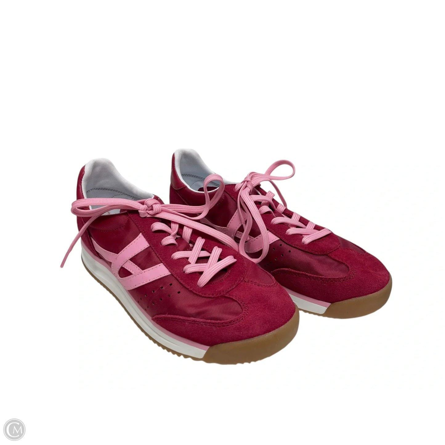 Shoes Sneakers By Aldo In Pink & Red, Size: 8