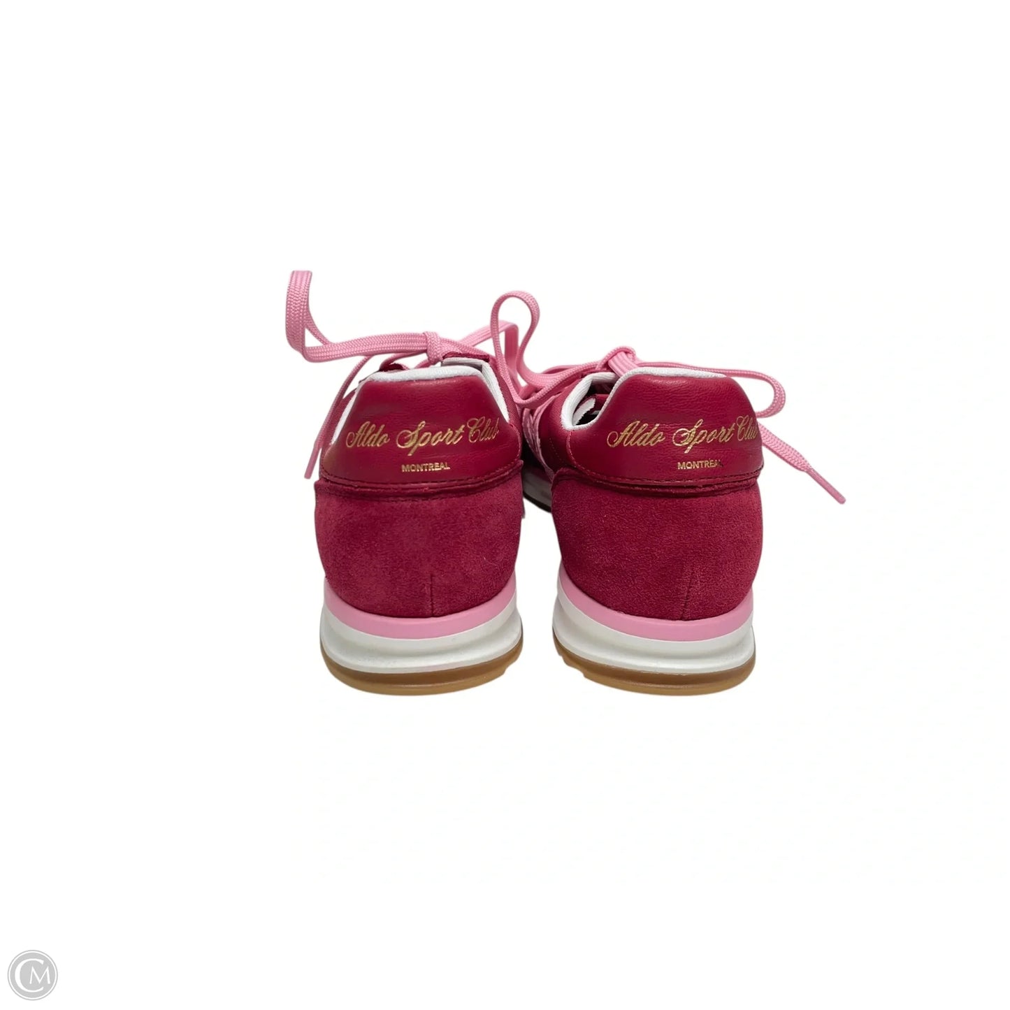 Shoes Sneakers By Aldo In Pink & Red, Size: 8