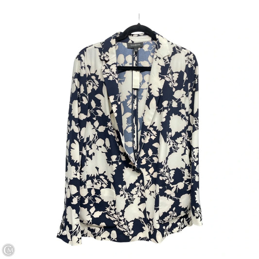 Blazer By Talbots In Blue & White, Size: L