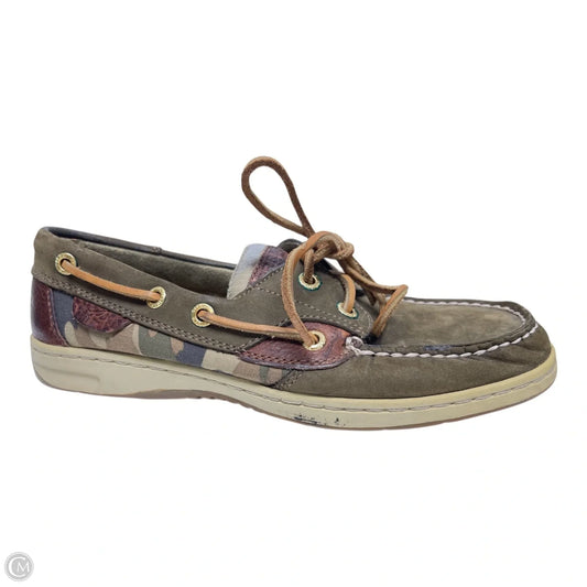 Shoes Flats By Sperry In Green, Size: 7