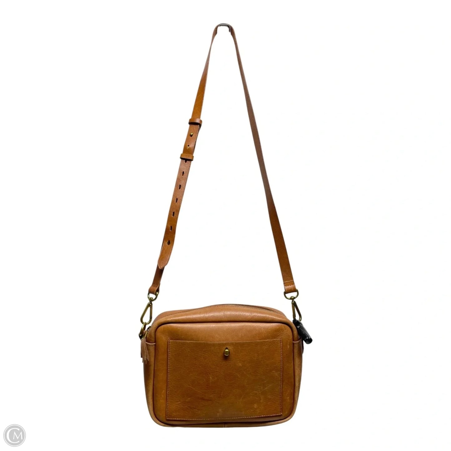 Crossbody Leather By Madewell, Size: Medium
