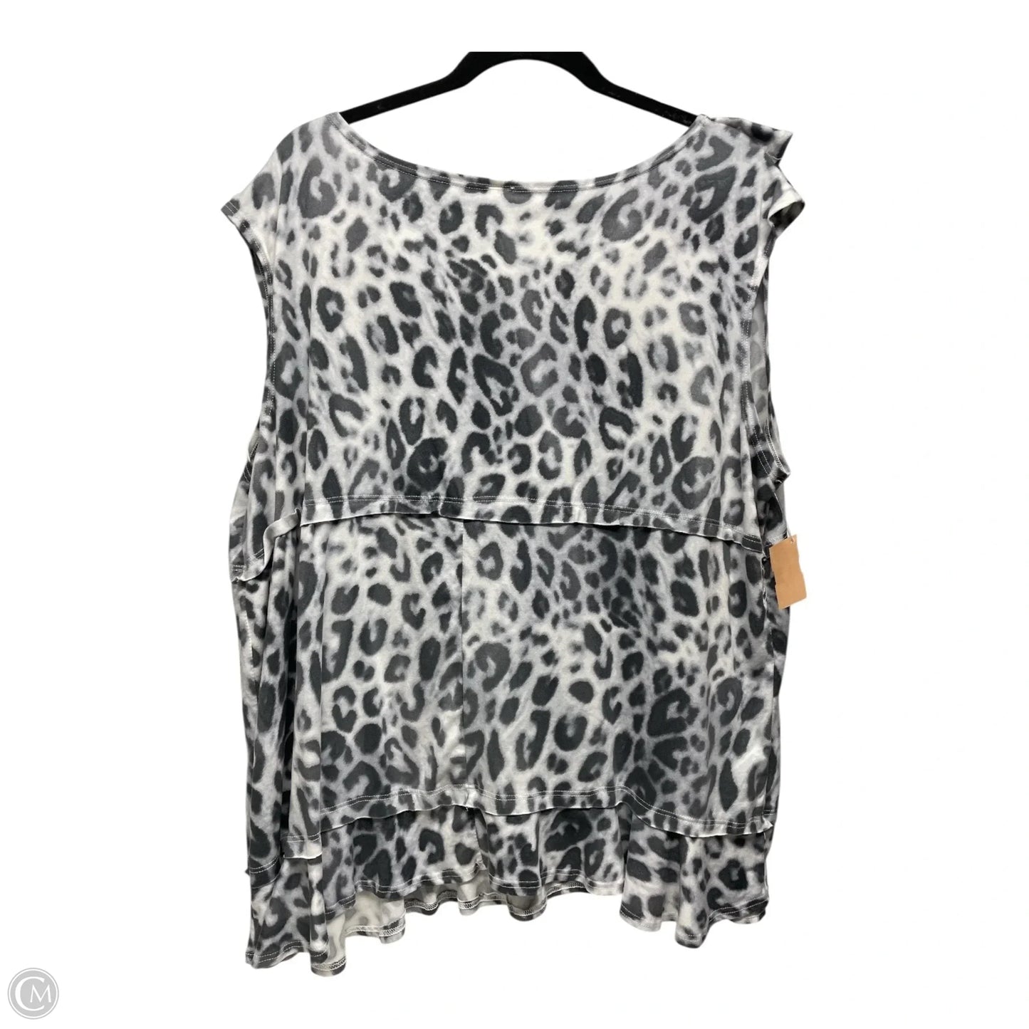 Top Sleeveless By Sew In Love In Animal Print, Size: 3x
