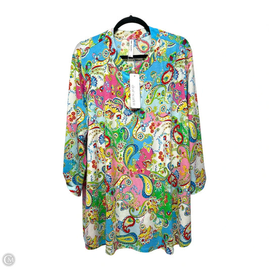 Top 3/4 Sleeve By Dear Scarlett In Paisley Print, Size: 3x