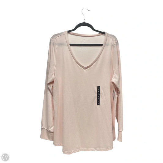 Top Long Sleeve By Torrid In Pink, Size: 2x