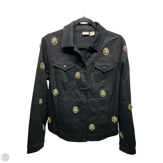 Jacket Other By Chicos In Black, Size: M