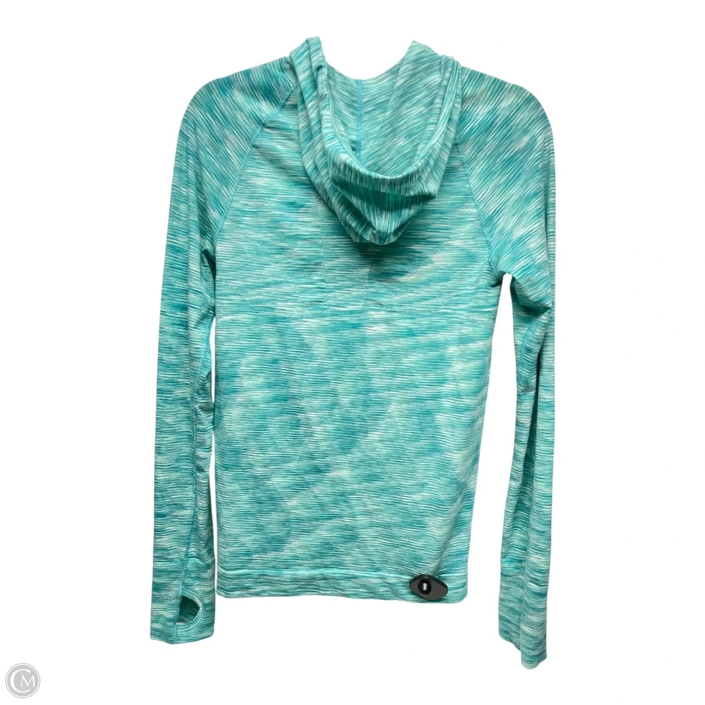 Athletic Jacket By Athleta In Green & White, Size: M