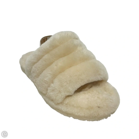Shoes Designer By Ugg In Cream, Size: 5