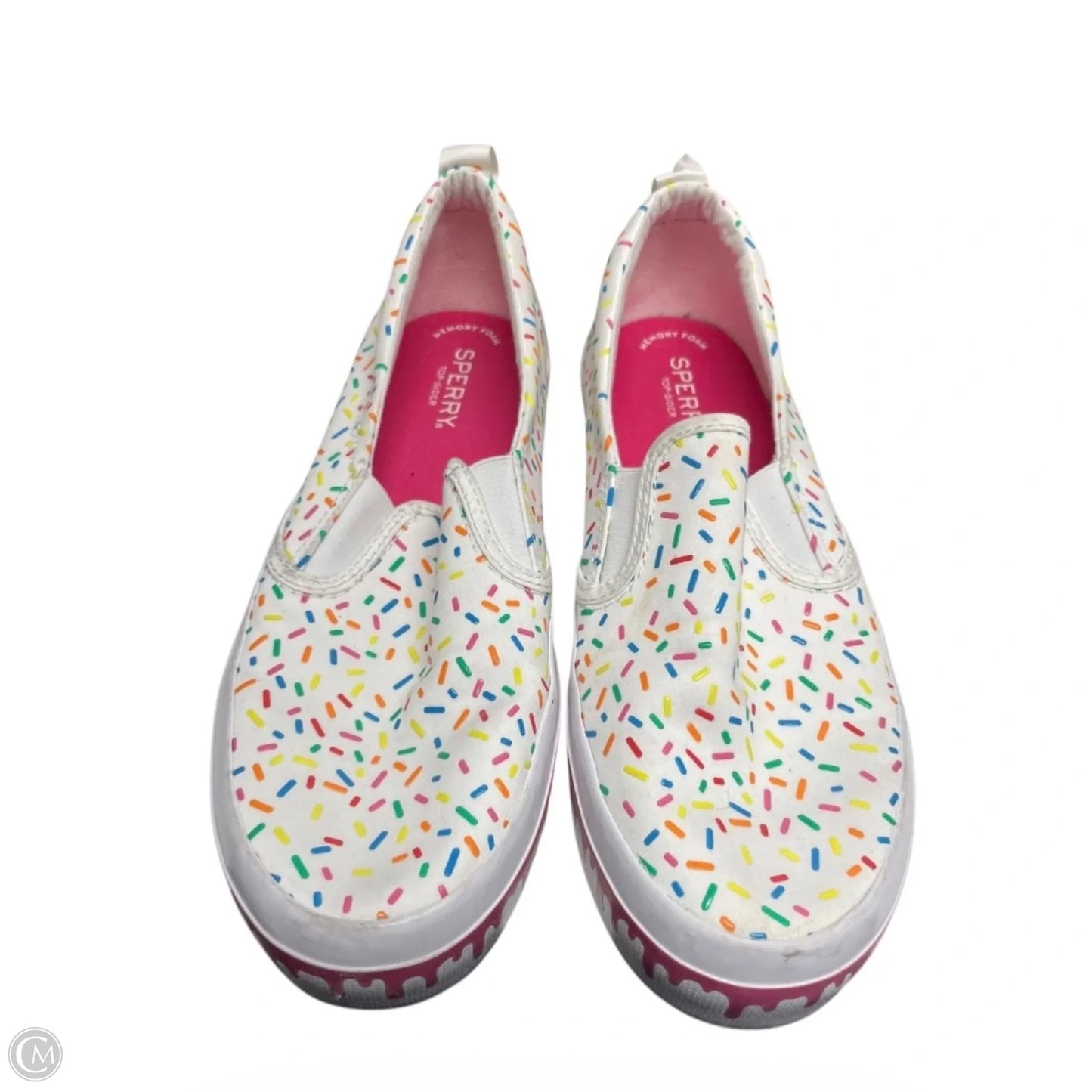 Shoes Athletic By Sperry In White, Size: 8.5