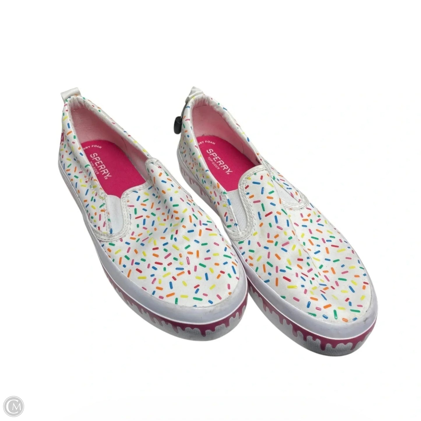 Shoes Athletic By Sperry In White, Size: 8.5
