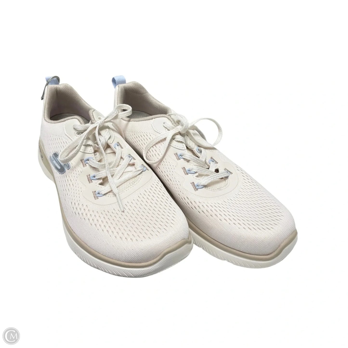 Shoes Athletic By Skechers In Cream, Size: 9.5