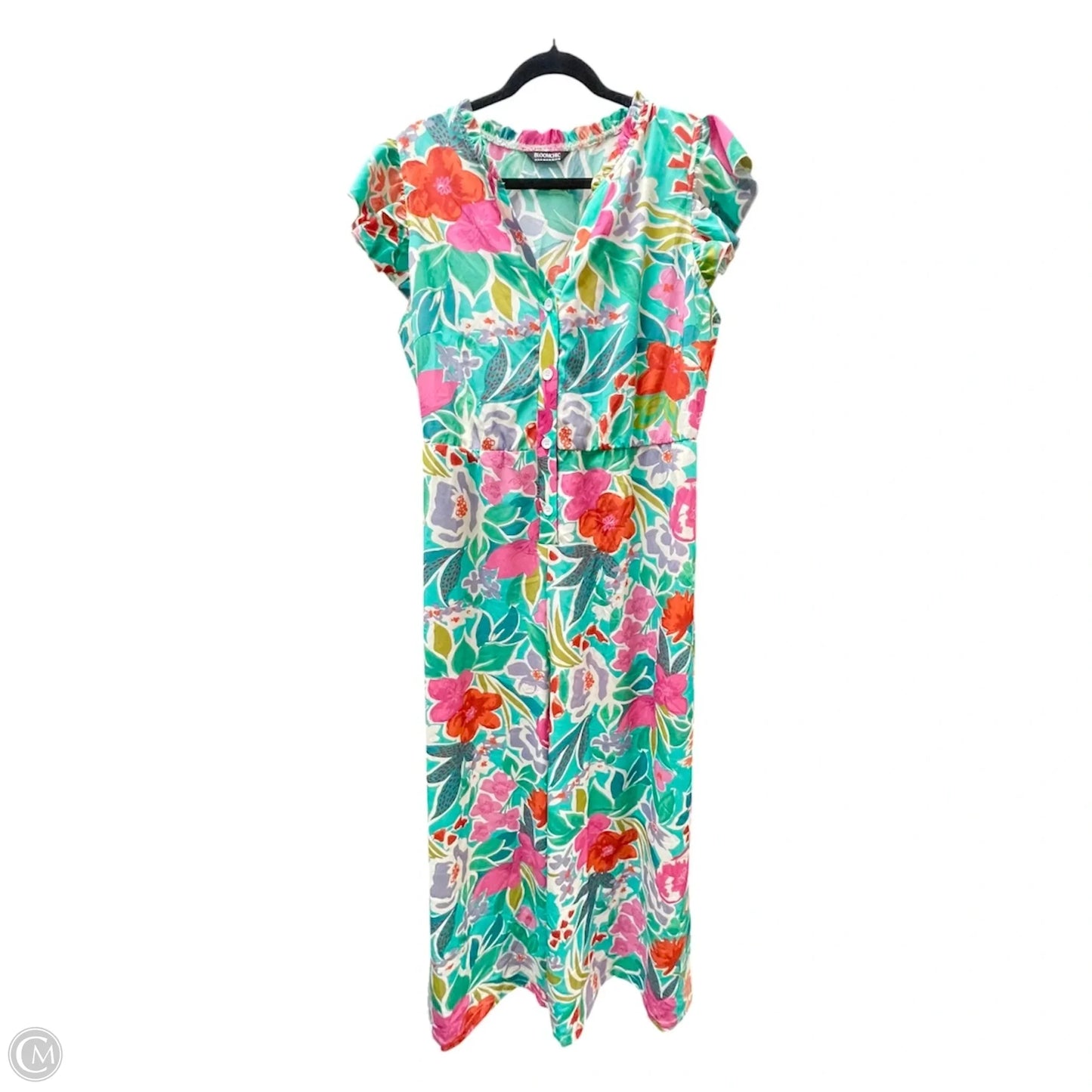 Jumpsuit By Bloomchic In Floral Print, Size: L