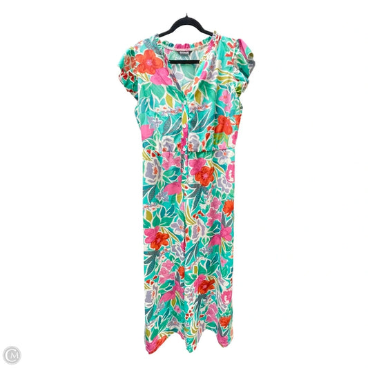 Jumpsuit By Bloomchic In Floral Print, Size: L