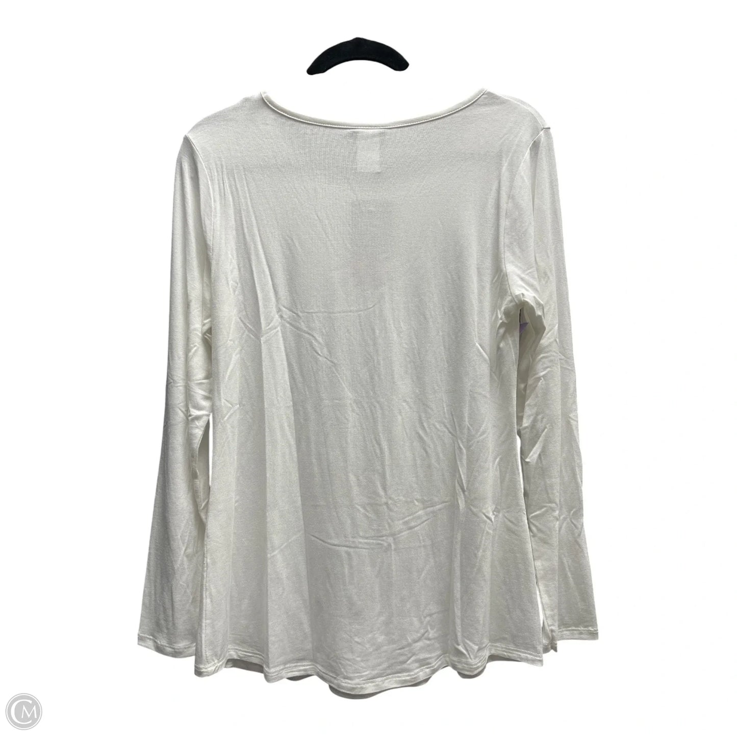 Top Long Sleeve By Harley Davidson In Red & White, Size: M