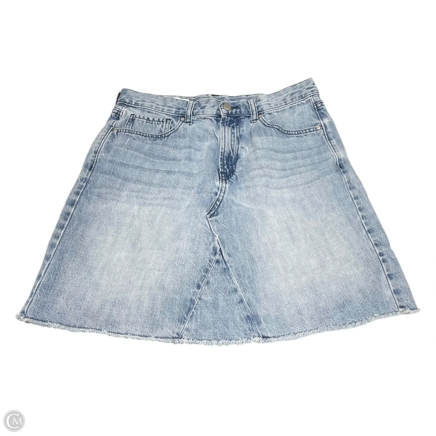 Skirt Mini & Short By Gap In Black Denim, Size: 8