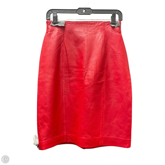 Skirt Mini & Short By Clothes Mentor In Red, Size: 8