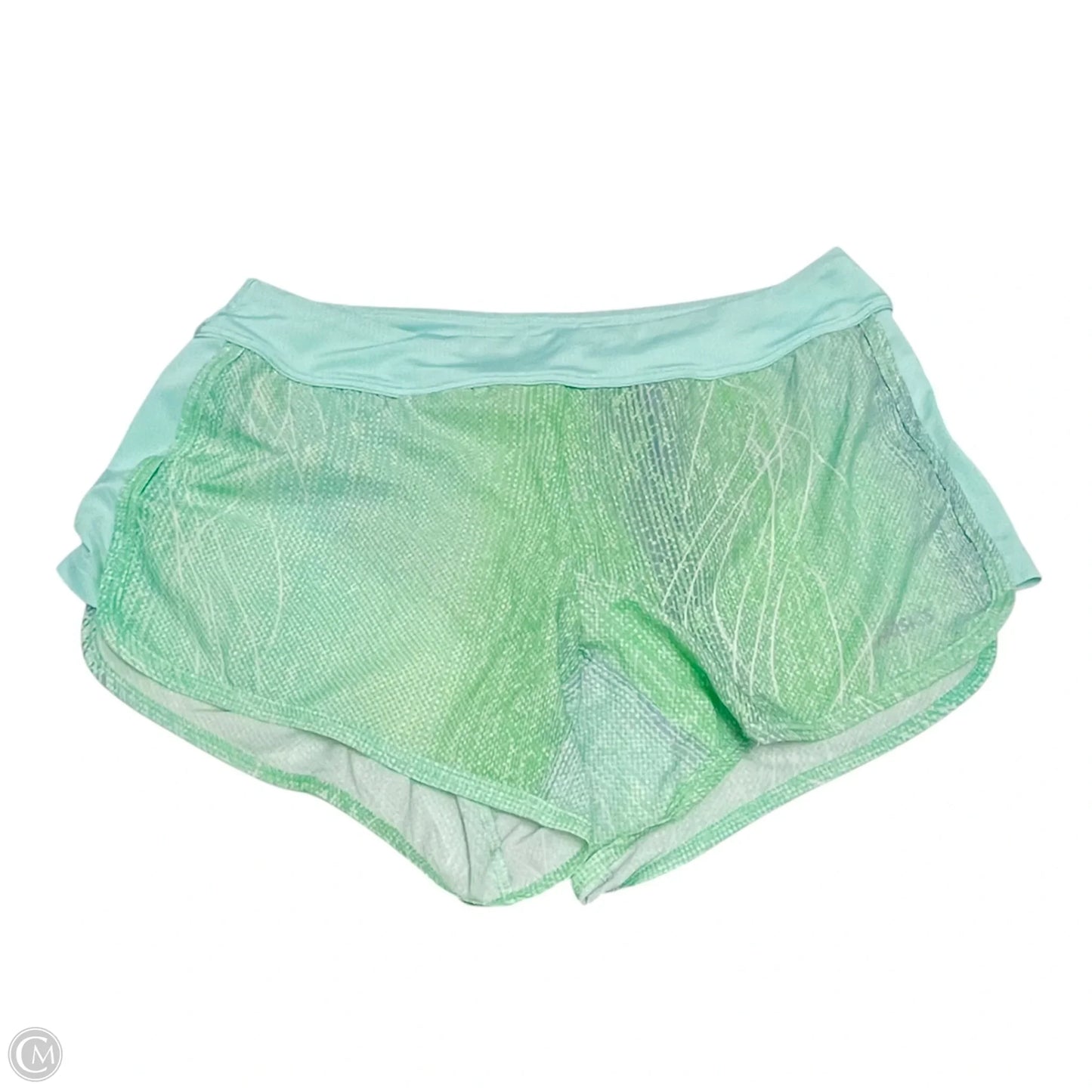 Shorts By Asics In Green & White, Size: M