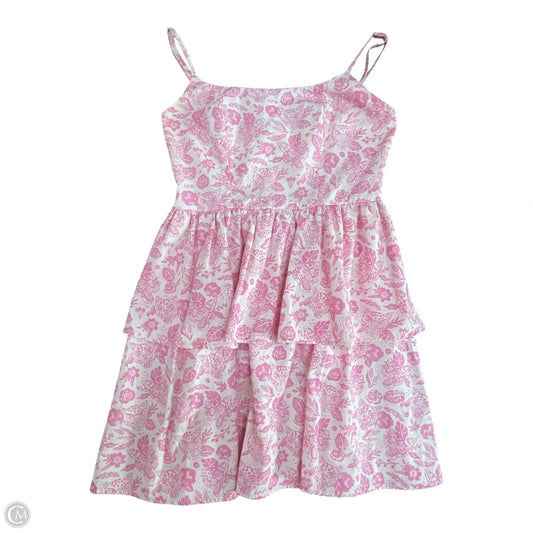 Top Sleeveless By Sincerely Curs r In Pink & White, Size: Xs
