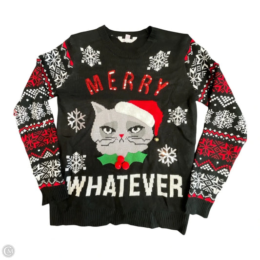Sweater By No Boundaries In Black & White, Size: L