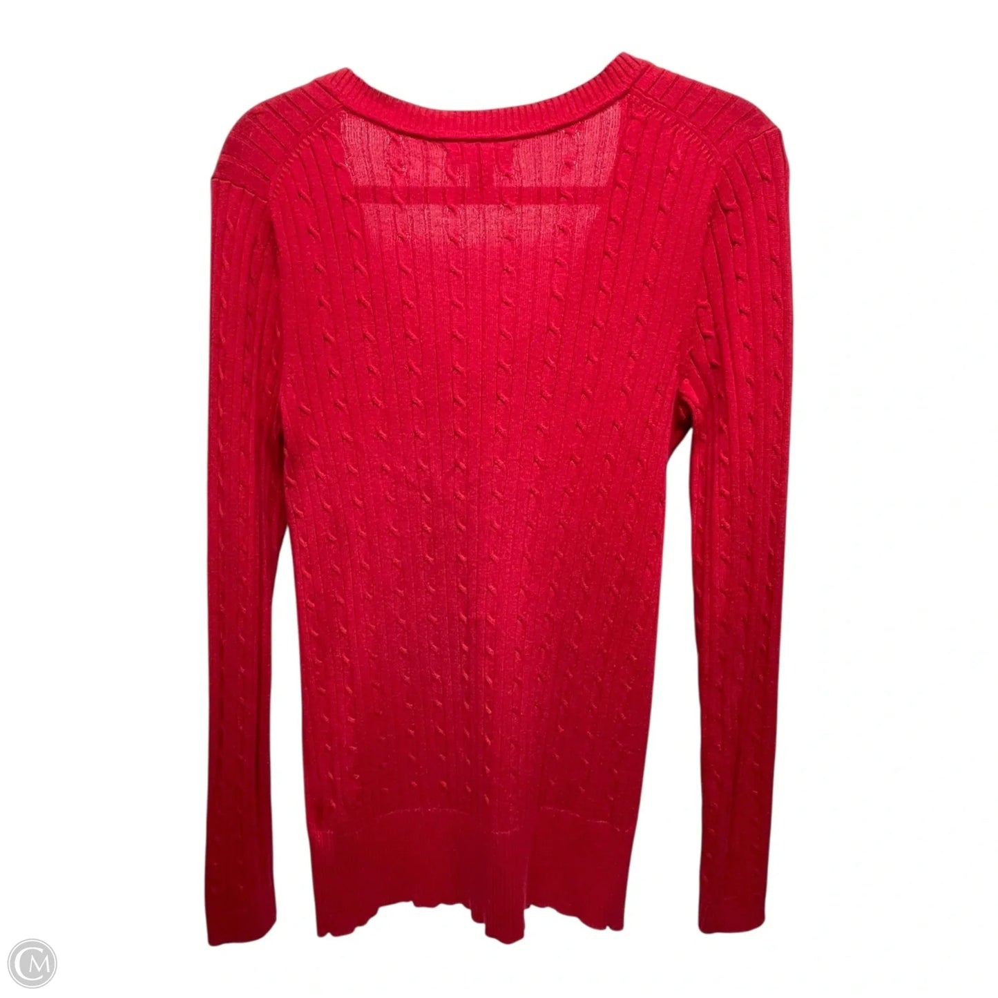 Sweater By Tommy Hilfiger In Red, Size: M