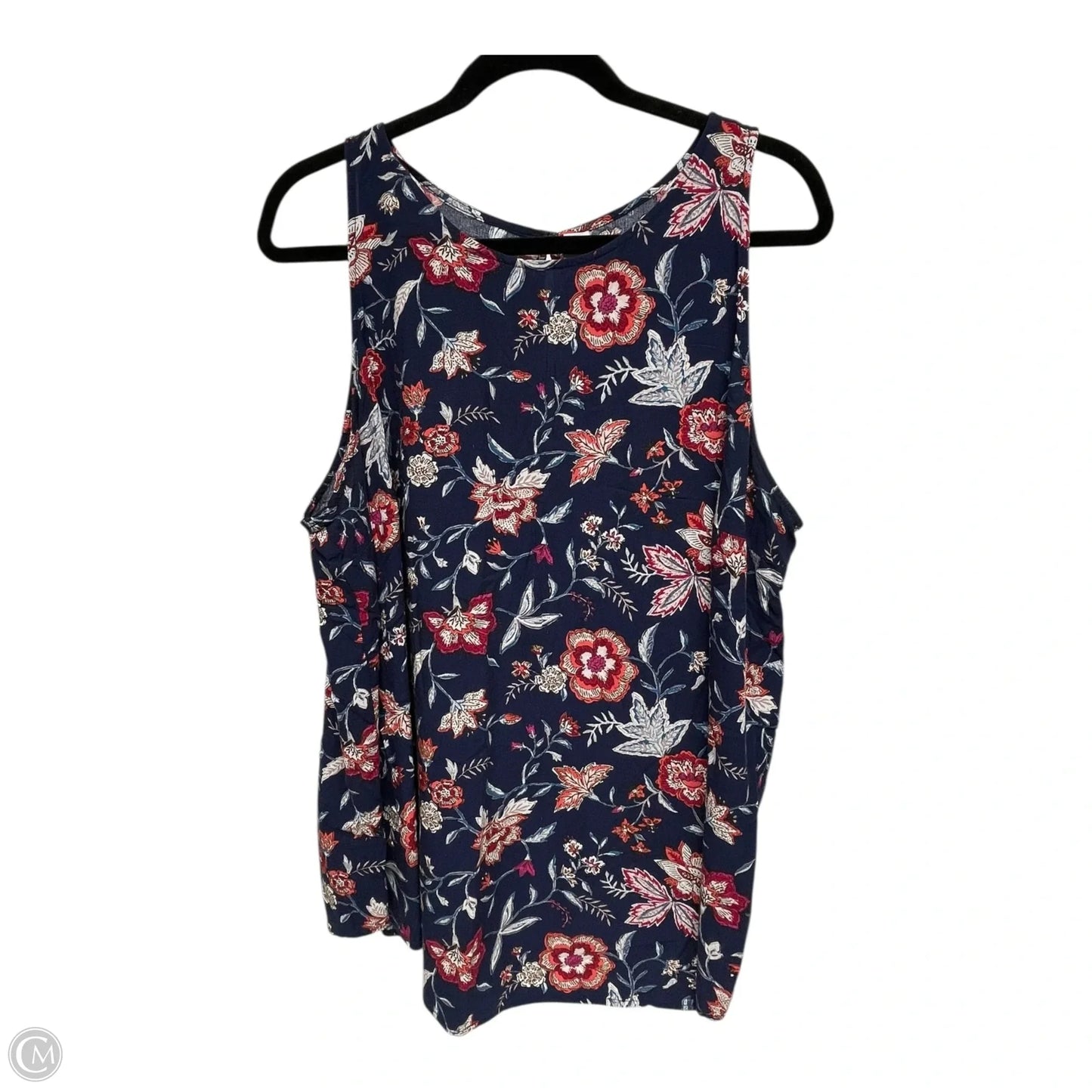 Top Sleeveless By Old Navy In Floral Print, Size: 2x