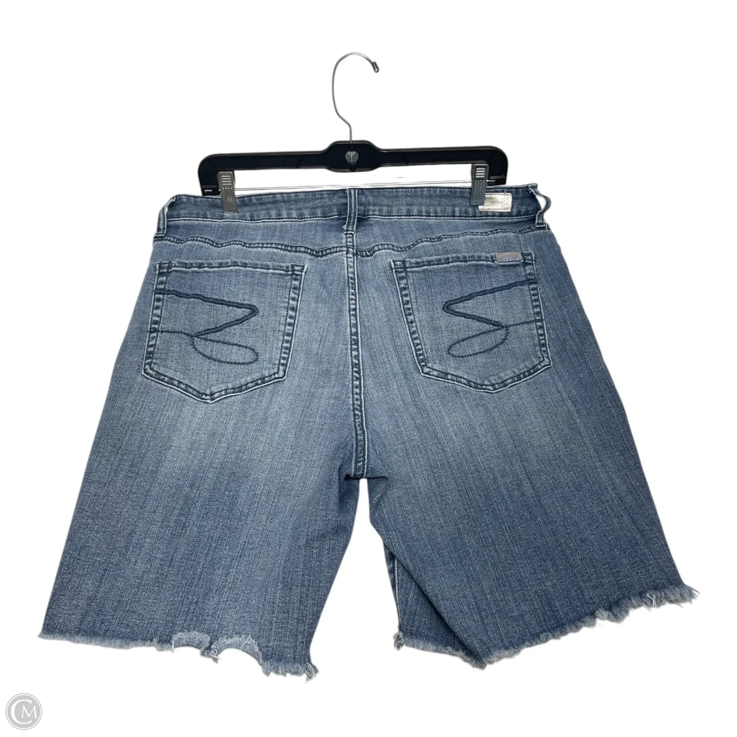 Shorts By Seven 7 In Blue Denim, Size: 18