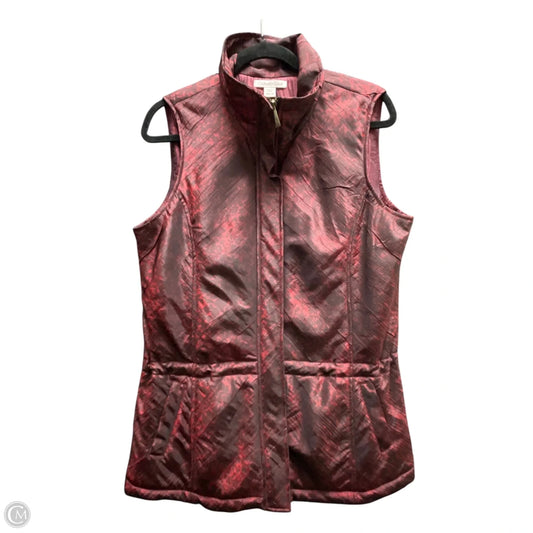 Vest Other By Coldwater Creek In Floral Print, Size: M