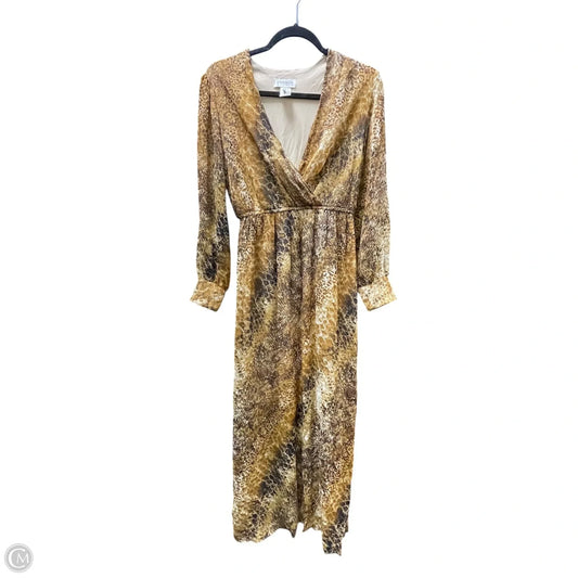 Dress Casual Maxi By Enfocus In Snakeskin Print, Size: 6