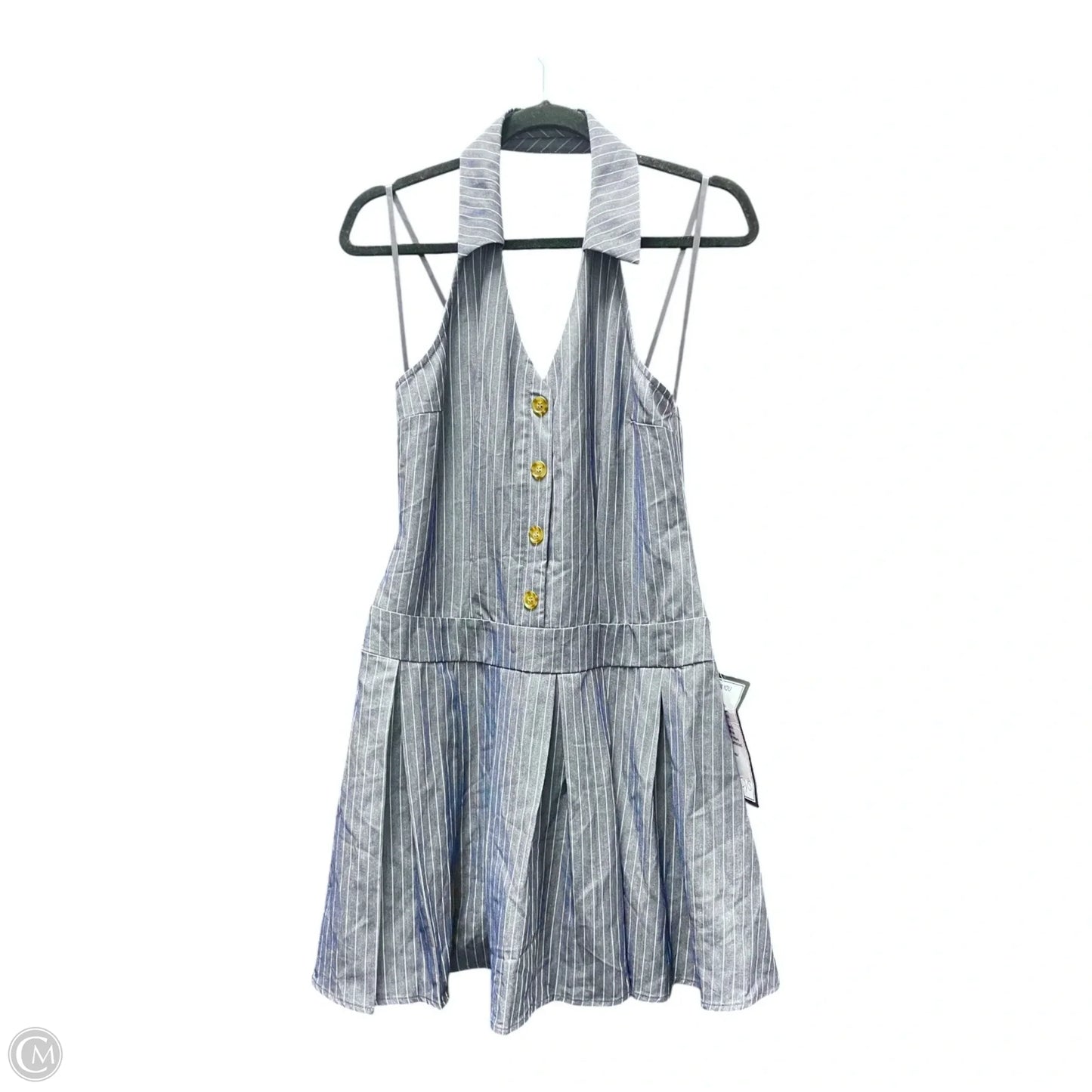 Dress Casual Short By City Studio In Striped Pattern, Size: M