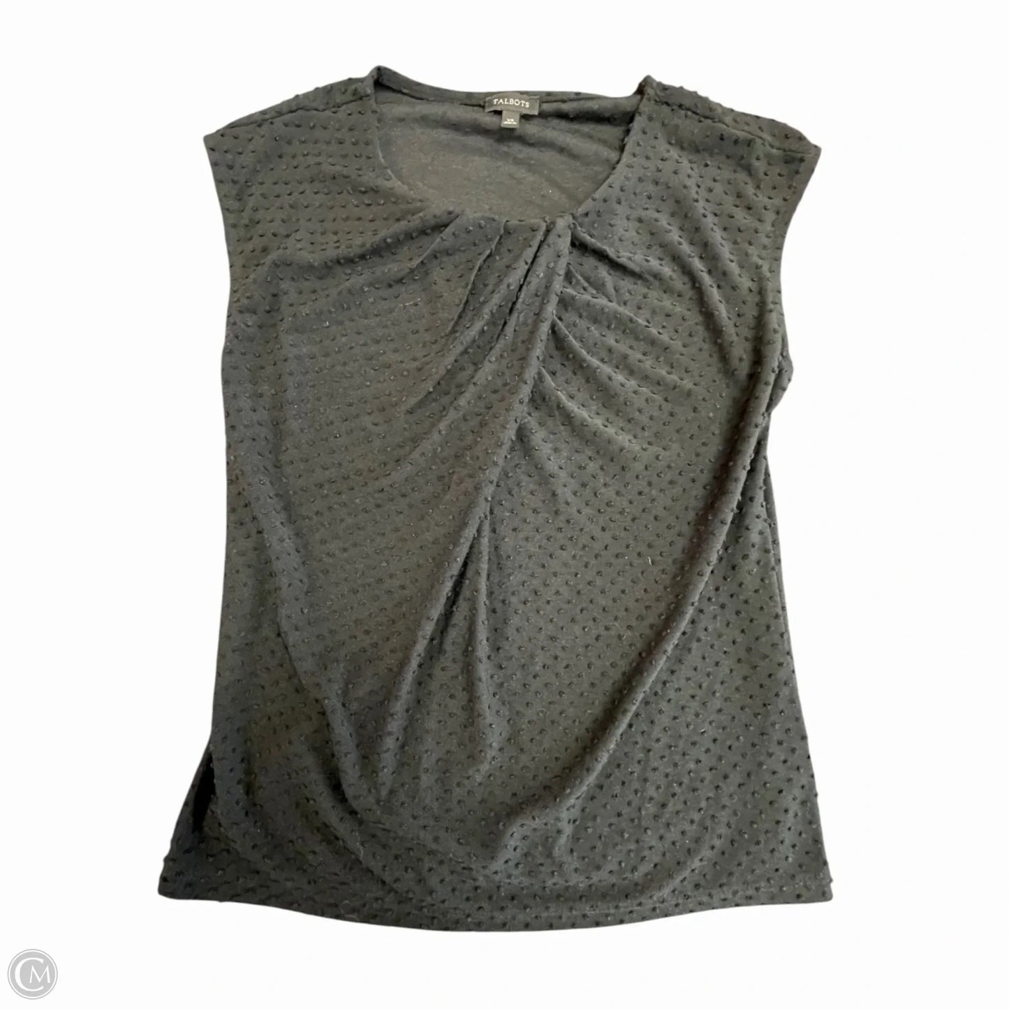 Blouse Sleeveless By Talbots In Black, Size: Xs