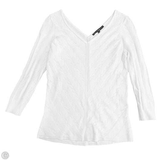 Sweater By White House Black Market In White, Size: M