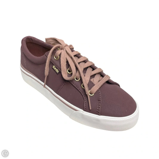 Shoes Sneakers By Keds In Maroon, Size: 6.5
