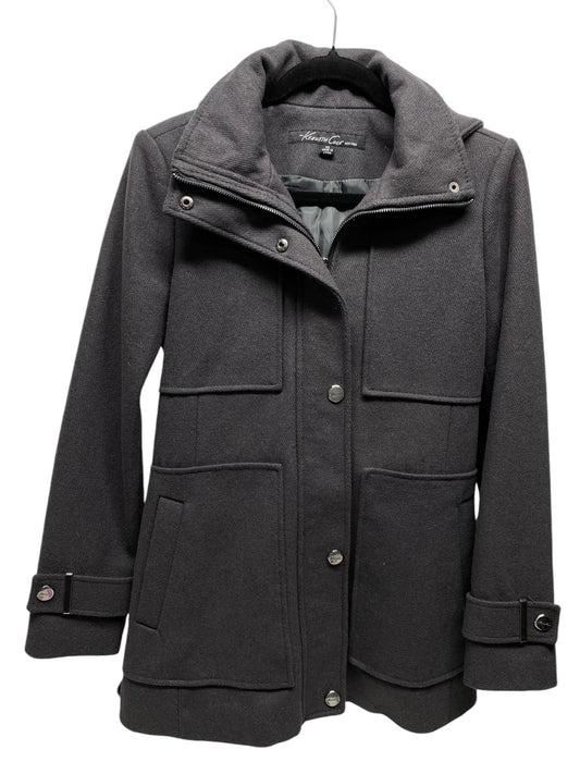 Coat Peacoat By Kenneth Cole In Grey, Size: Xs