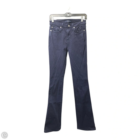Jeans Boot Cut By 7 For All Mankind In Blue, Size: 6