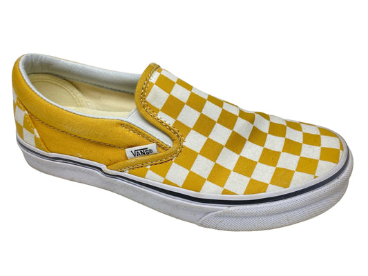 Shoes Flats By Vans In Checkered Pattern, Size: 5