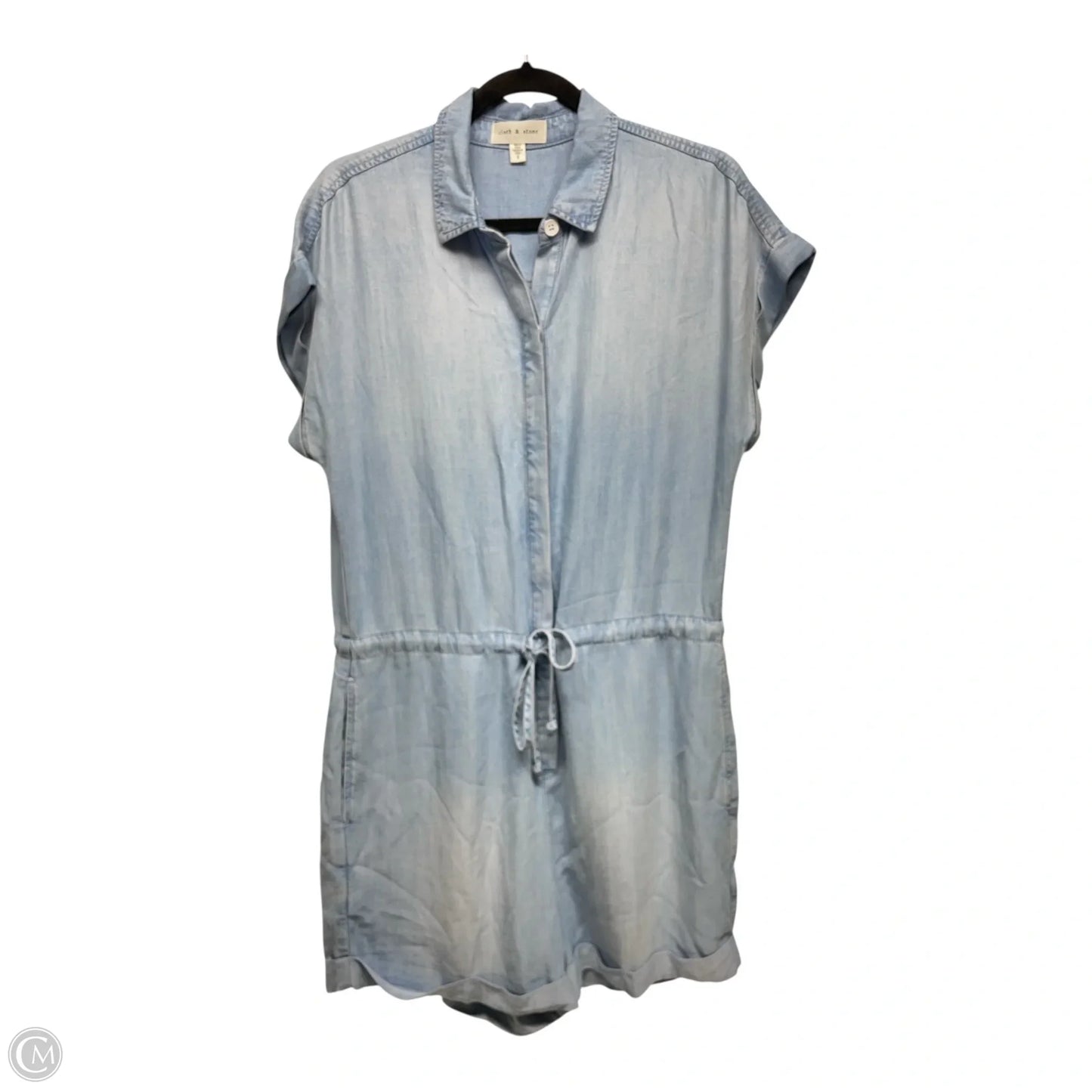 Romper By Cloth & Stone In Blue Denim, Size: S