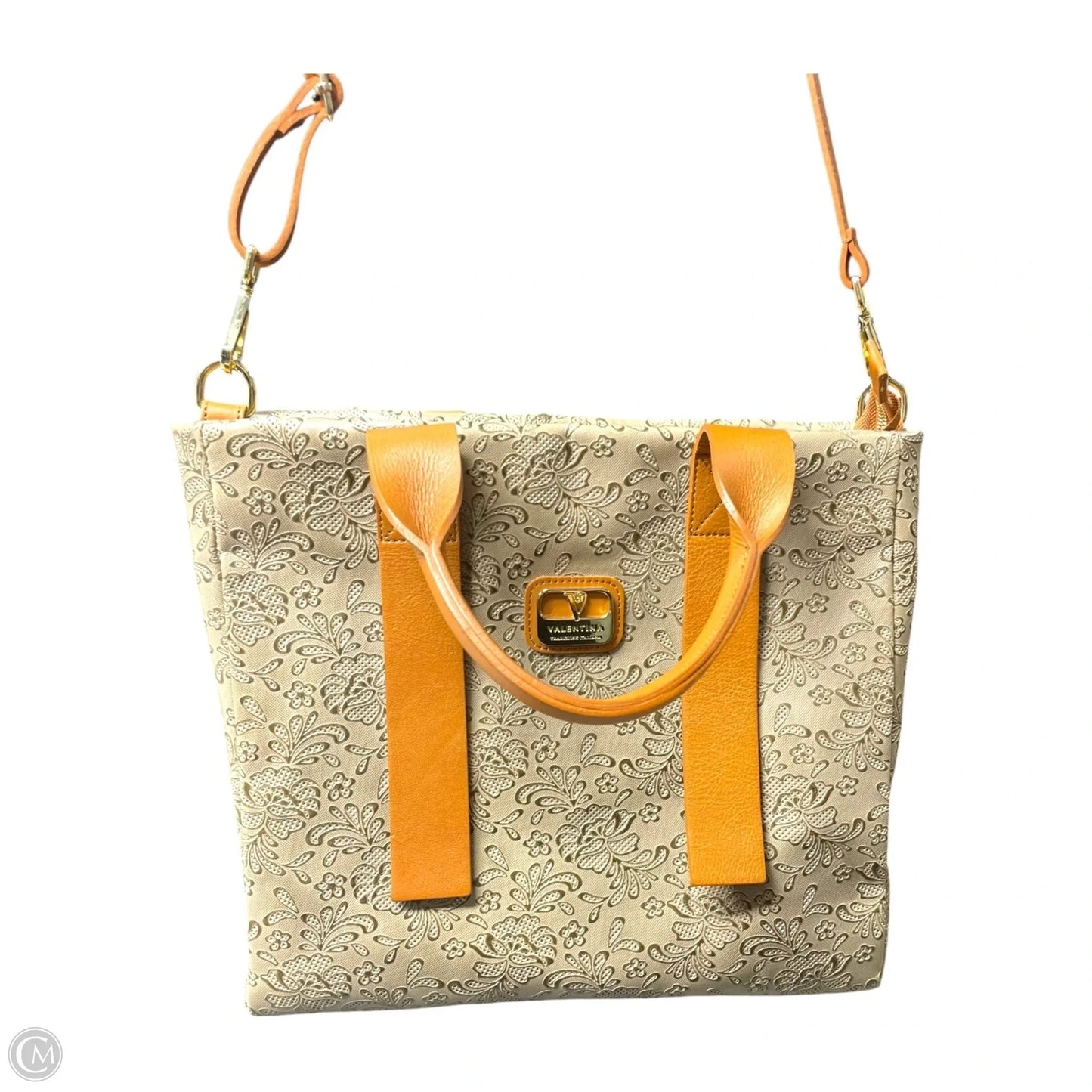 Handbag By VALENTINA, Size: Large