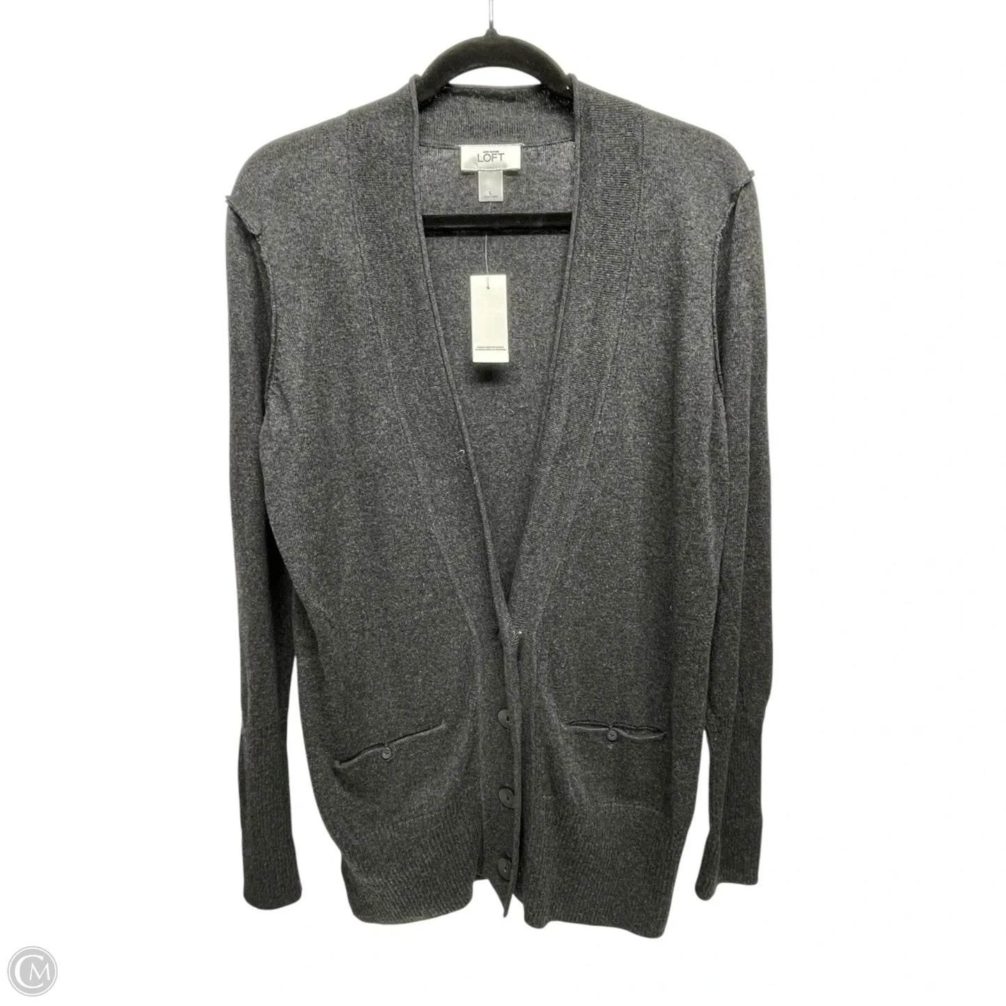 Cardigan By Loft In Black, Size: L