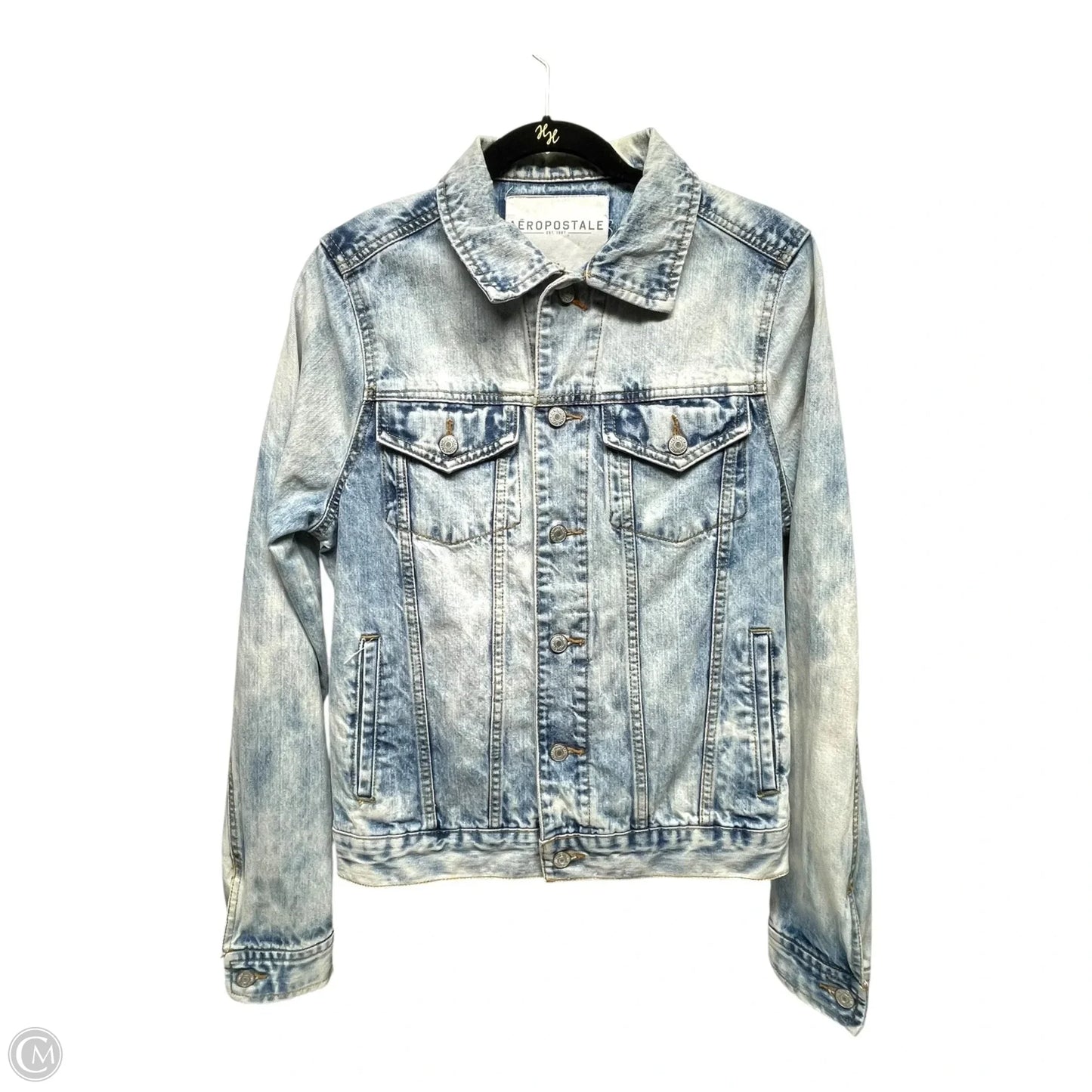 Jacket Denim By Aeropostale In Blue Denim, Size: S