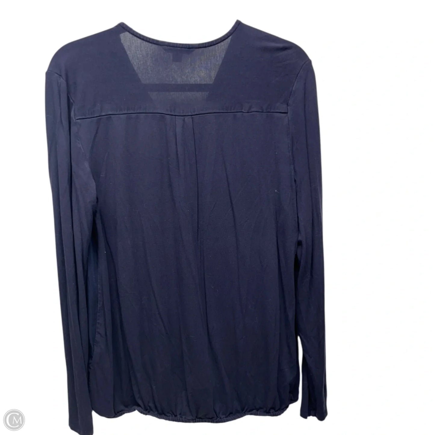Top Long Sleeve By Tommy Hilfiger In Navy, Size: L