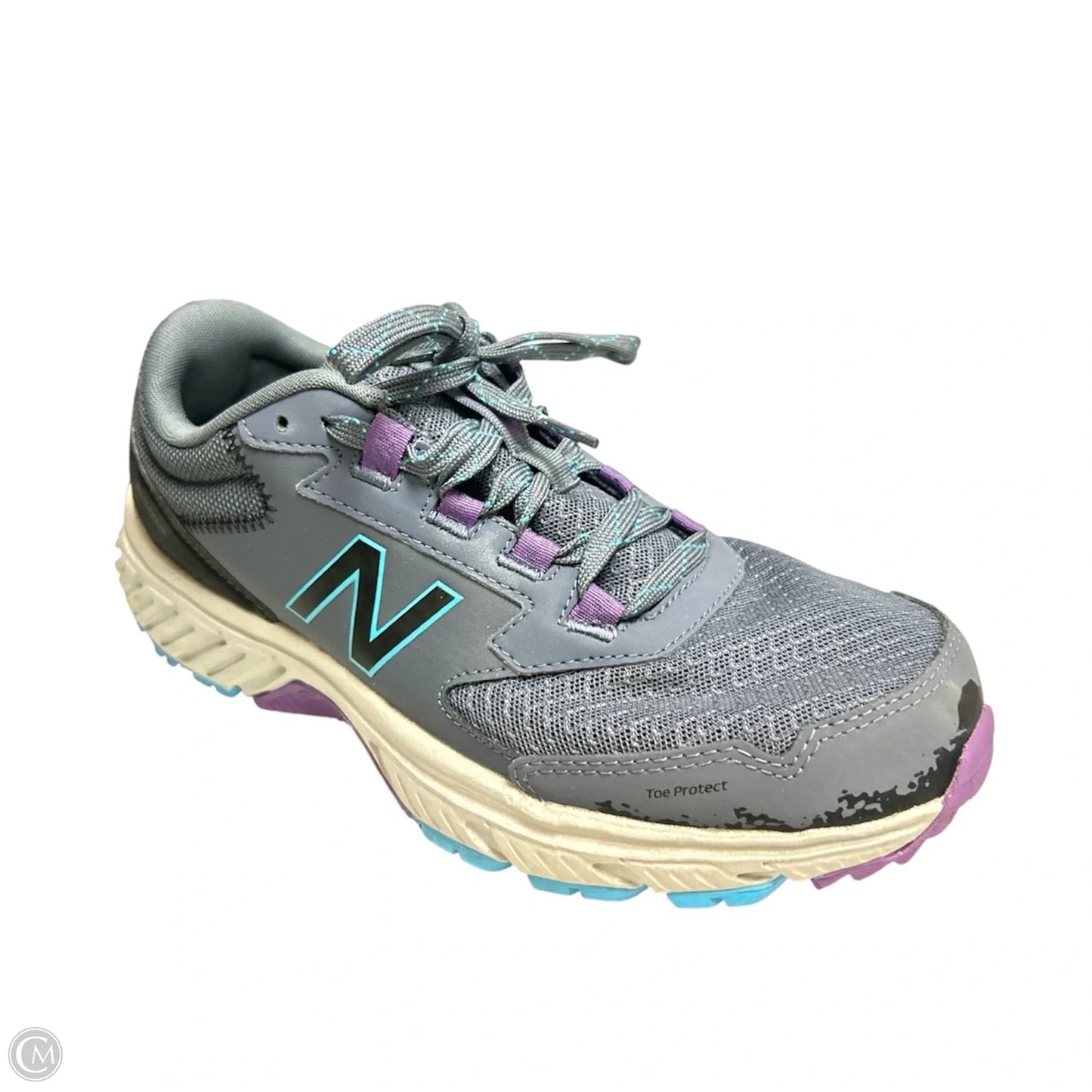 Shoes Athletic By New Balance In Grey & Purple, Size: 9.5