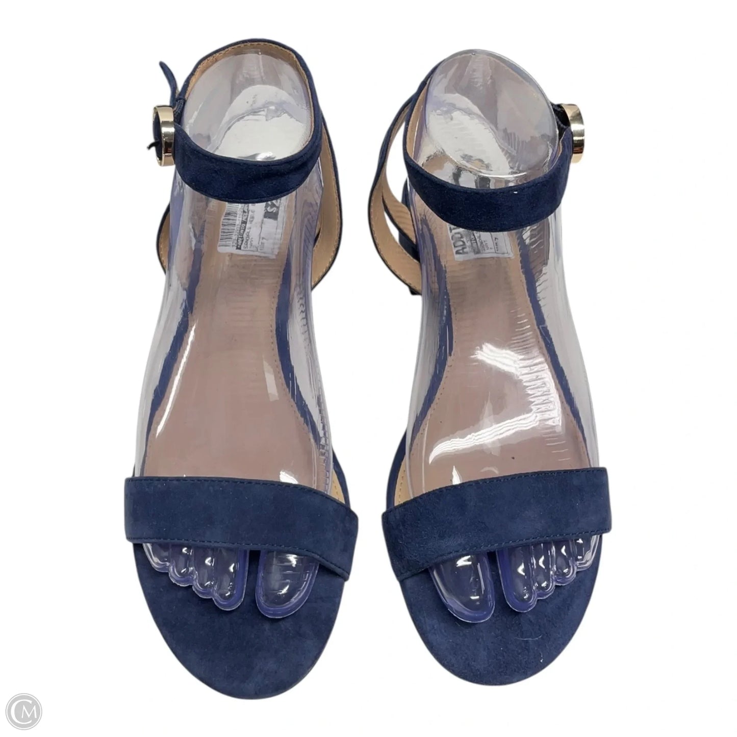 Sandals Heels Block By Antonio Melani In Navy, Size: 7