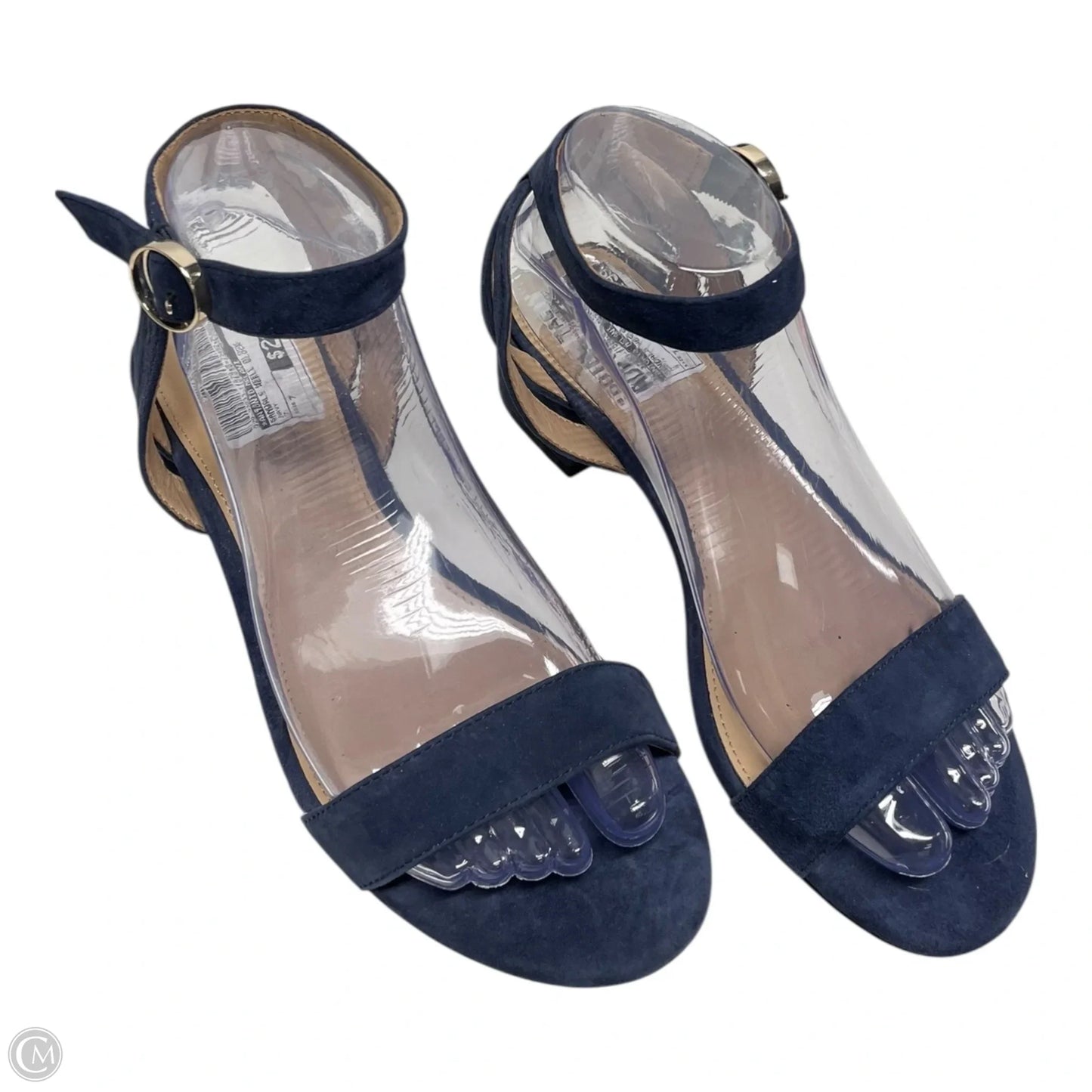 Sandals Heels Block By Antonio Melani In Navy, Size: 7
