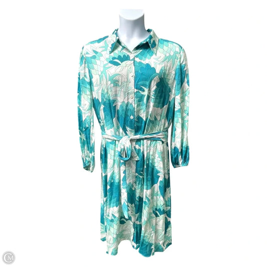 Dress Casual Short By Trina Turk In Teal, Size: M