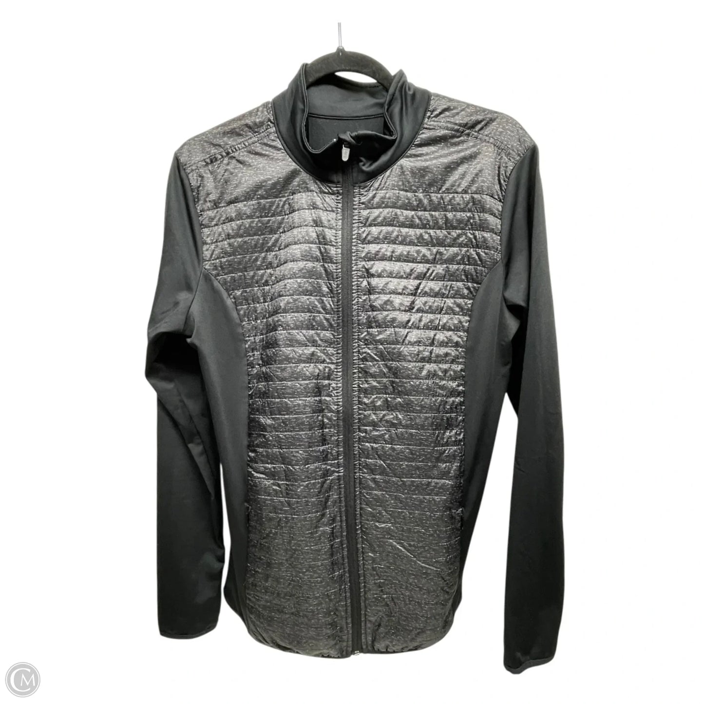 Athletic Jacket By Bcg In Black, Size: L