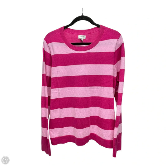 Sweater By J. Crew In Pink, Size: L