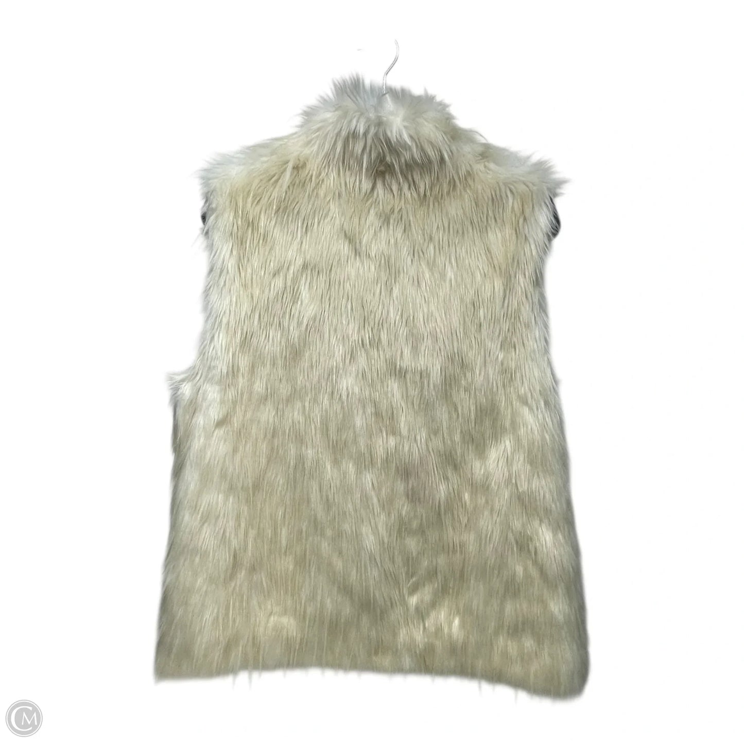 Vest Faux Fur & Sherpa By Marc New York In Ivory, Size: L