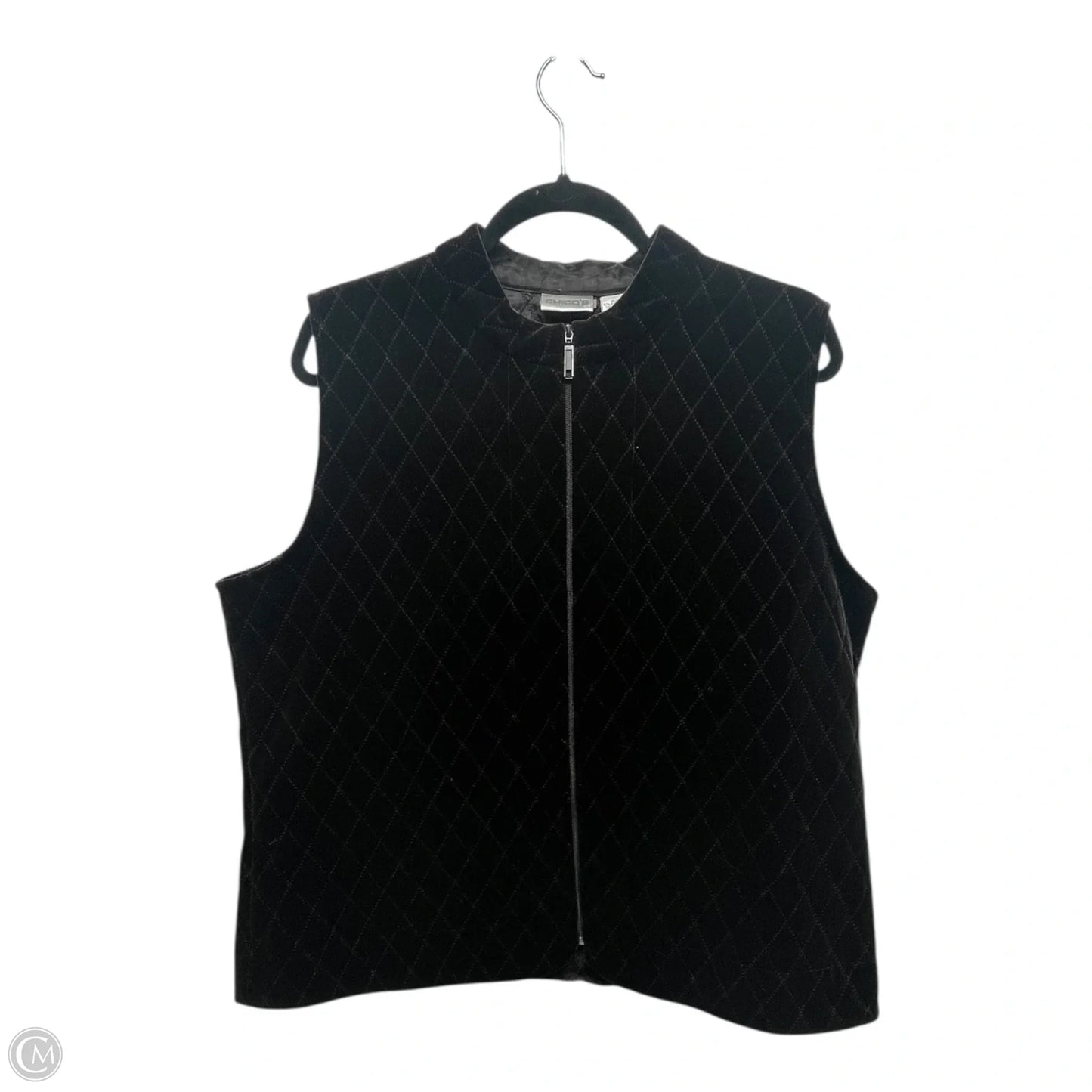 Vest Puffer & Quilted By Chicos In Brown, Size: M