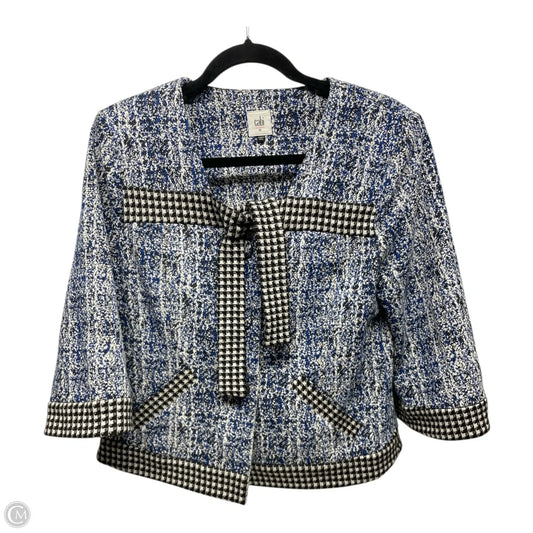 Blazer By Cabi In Black & Blue, Size: M