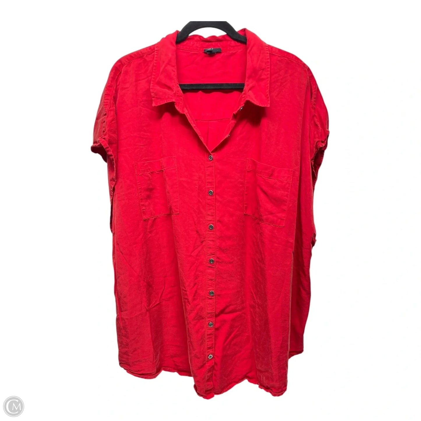Top Short Sleeve By Torrid In Red, Size: 4x