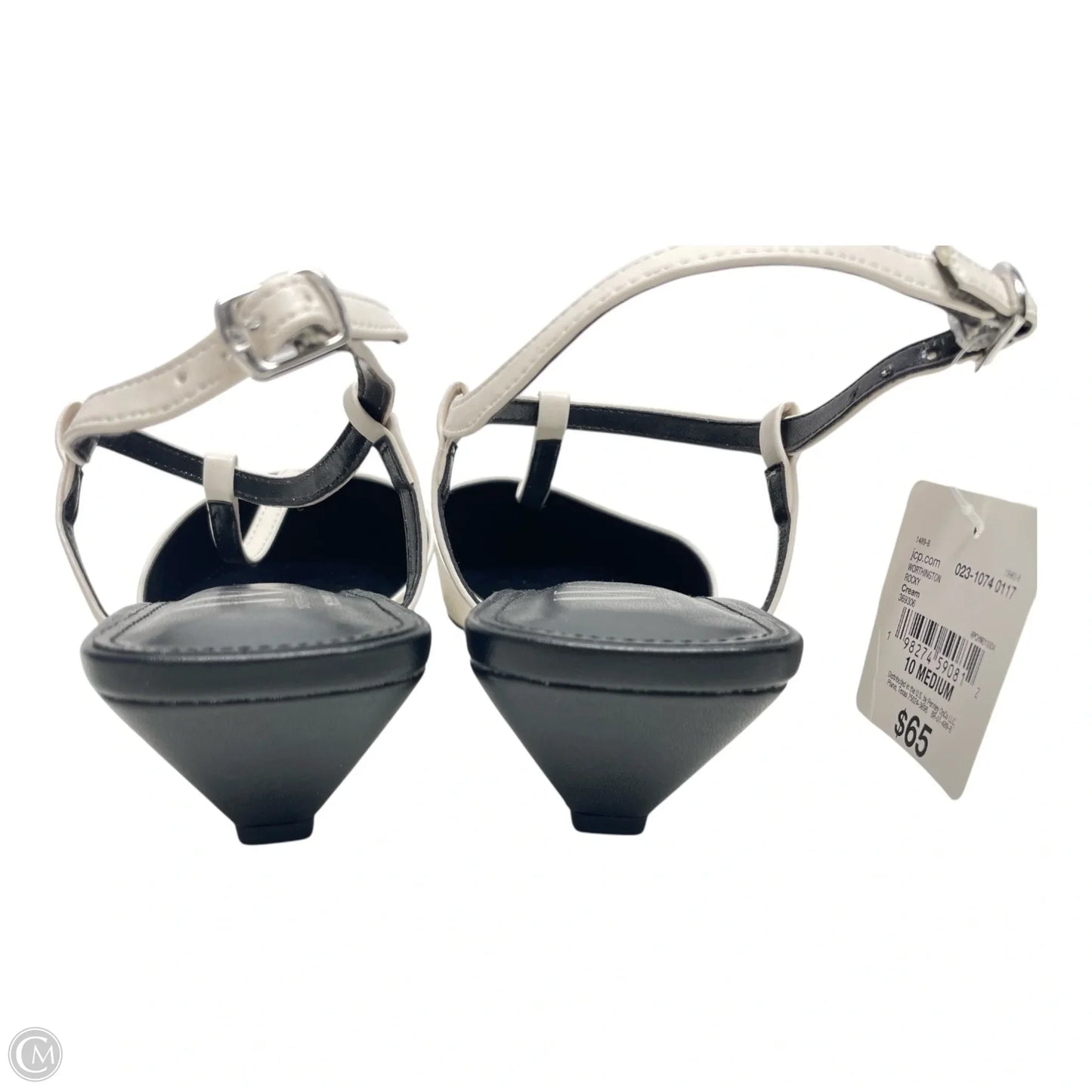 Shoes Heels Block By Worthington In White, Size: 10